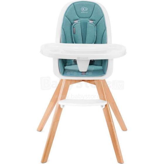 KinderKraft'20 Tixi 2 in 1 Art.KKKTIXITRQ0000 Turquoise barošanas krēsls