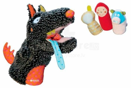 Ebulobo Art.E10016  Handpuppets, wild animals