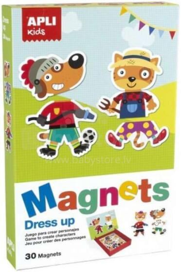 Apli Kids Magnets Dress up  Art.16495  Magnēšu spēle,30 gab