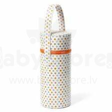 BabyOno Art.604/02 orange Universal insulated bottle bag with a plastic insert