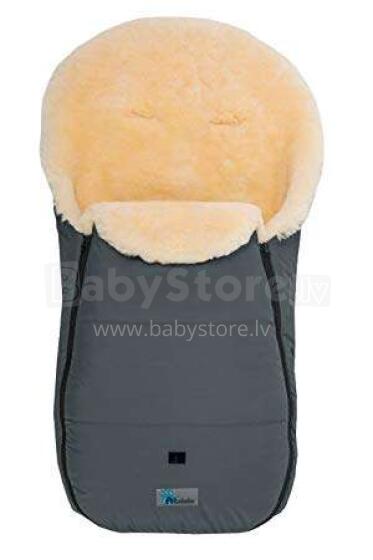 Alta Bebe Lambskin Footmuff Nordkap Art.MT2450LP-64 Dark Grey