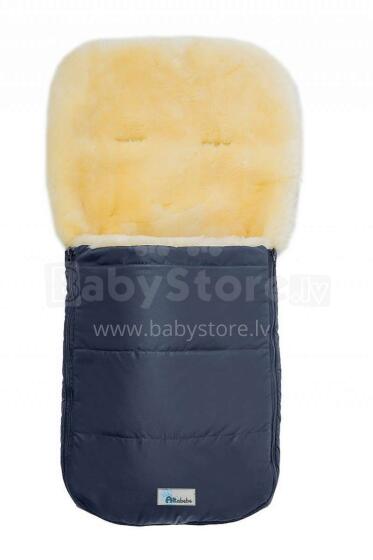 Alta Bebe Lambskin Footmuff Nordkap Art.MT2200LP-62 Blue  Cпальный мешок на натуральной овчинке для коляски 90 x 42 cm