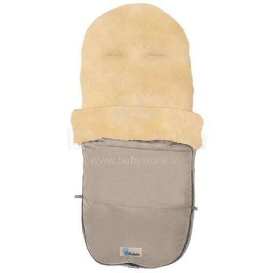 Alta Bebe Lambskin Footmuff Nordkap Bugaboo Art.MT2280LP-61 Beige Guļammaiss  ratiem ar dabisku aitas vilnas 100x45cm