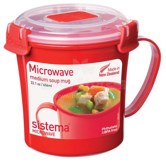 Sistema Microwave Soup Mug Art.1107 Кonteiners  lai uzglabātu pārtiku