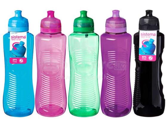 The Sistema® Hydrate Square Bottle Art.850