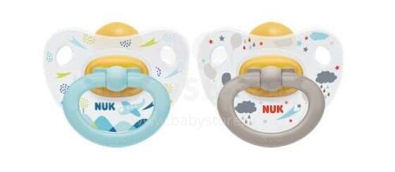 Nuk Happy Kids Art.SU52 Lateksa ortodontiskais māneklis 2gb ( 18-36 mēn)