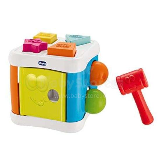 Chicco 2 in1 Beat Cube  Art.09686.00 Attīstošā rotaļlieta - Figūru šķirotājs