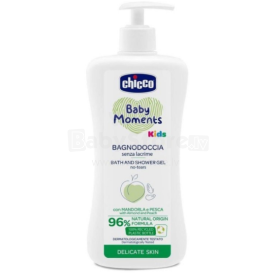 Chicco Kids Bath And Shower Gel For Delicate Skin  Art.119794 vannas dušas želeja 500ml