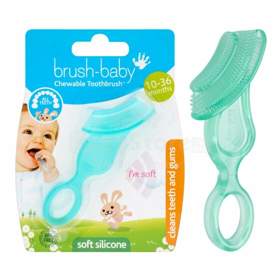 Brush Baby Toothbrush Art.BRB001 Жевательная зубная щетка и прорезыватель