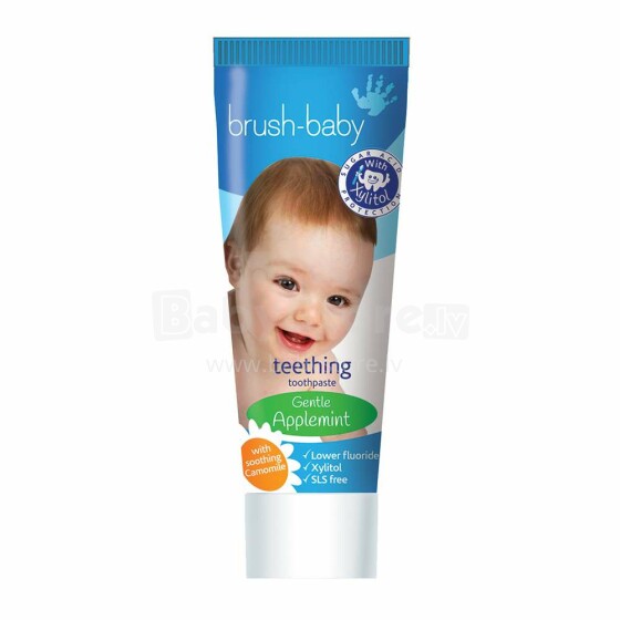 Brush Baby Toothpaste Art.BRB091  Детская зубная паста для прорезывающихся зубов от 0-2 лет  ,50мл