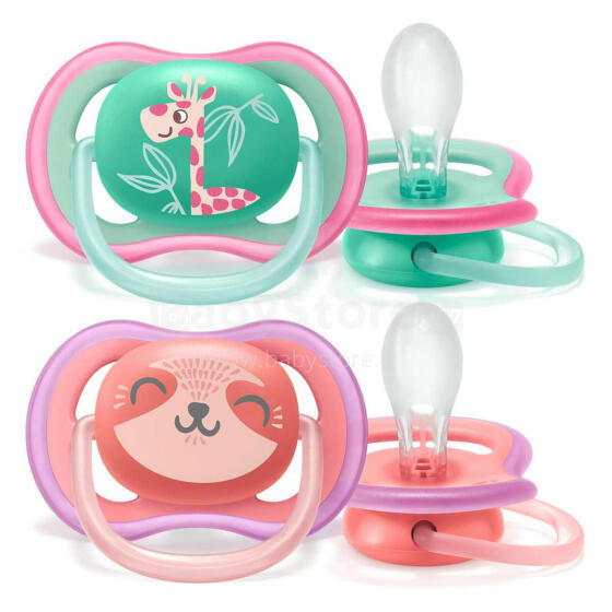 Philips Avent Ultra Air Art.SCF349/12 Пустышка силиконовая, 18+ мес., (2 шт.)