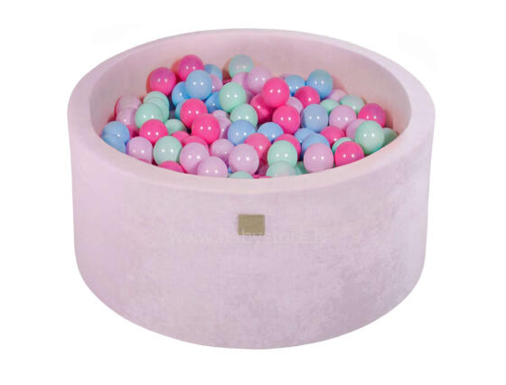 MeowBaby® Color Round Velvet Art.119999 Pink