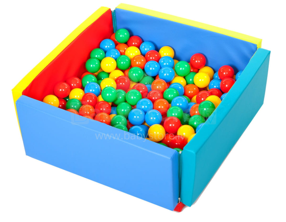 MeowBaby® Outdoor  Ball Pit Art.120016 Blue  Игровой центр сухой бассейн/коврик с шариками(200шт.)