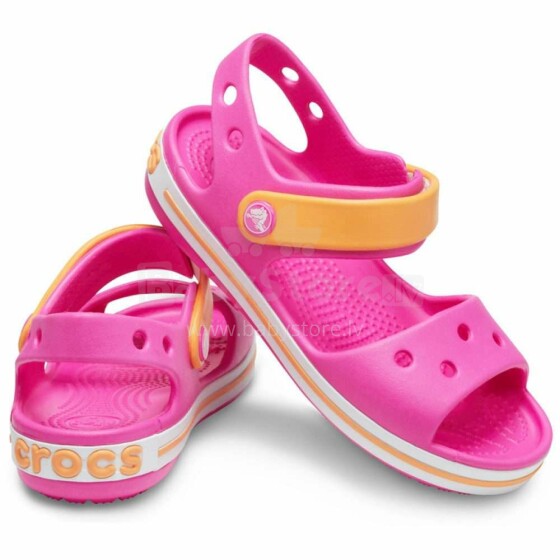 Crocs™ Kids Crocband Art.12856-6QZ Electric Pink Bērnu sandales