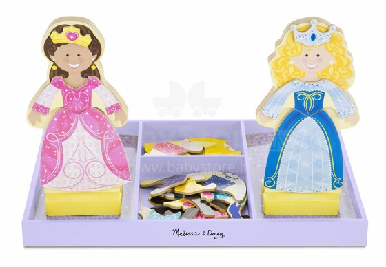Melissa&Doug Magnetic Dress Up Princess Art.40321  Kleit magnetid Kleit mind üles