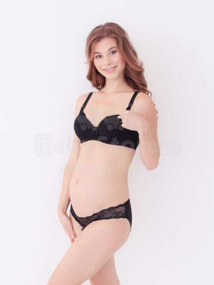 Mamin Dom Bra  Art.844 Black  Бюстгальтер для кормления с отстёгивающейся чашкой