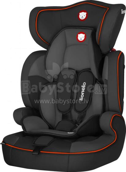 Lionelo Lo-Levi ONE Sporty Art.165843 Black Детское автокресло 9-36 кг