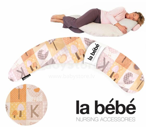„La Bebe ™“ slaugos motinystės pagalvės kvadratinis vystyklas. 120634 Pasaga (pasaga) kūdikiui maitinti, miegoti, pasaga nėščioms moterims