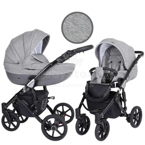 Kunert Mila Art.MI-08 Dark Grey  Universālie rati 3in1