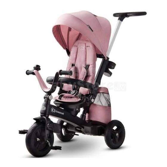 KinderKraft'20 EasyTwist Art.KKRETWIPNK0000 Mauvelous Pink Bērnu trīsritenis