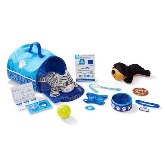Melissa&Doug Pet Travel Play Set Art.18541 Komplekts Majasdzīvnieks