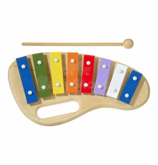 Naujas klasikinių žaislų metalofonas Art.10210 Muzikinis lavinamasis žaislinis ksilofonas