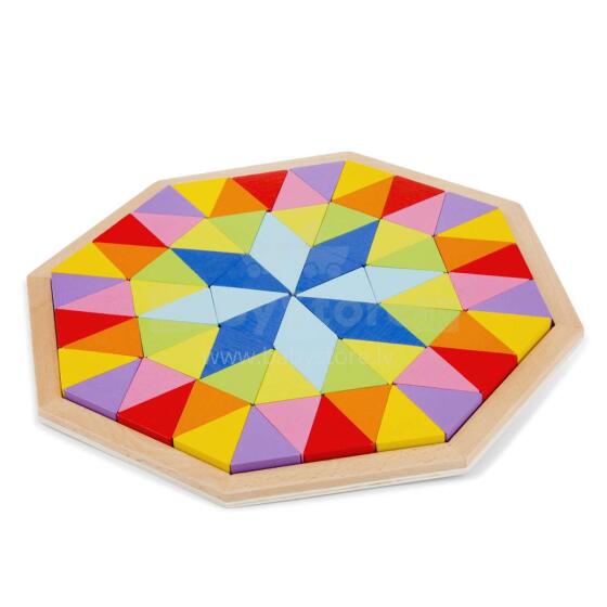 New Classic Toys Octagon Puzzle  Art.10515  Деревянный пазл