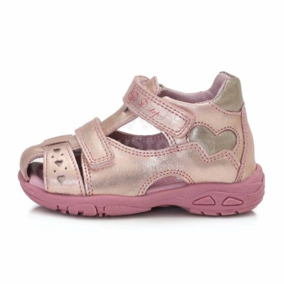 D.D.Step (DDStep) Art.AC290-497 Pink  Экстра комфортные сандалики для девочки (19-24)