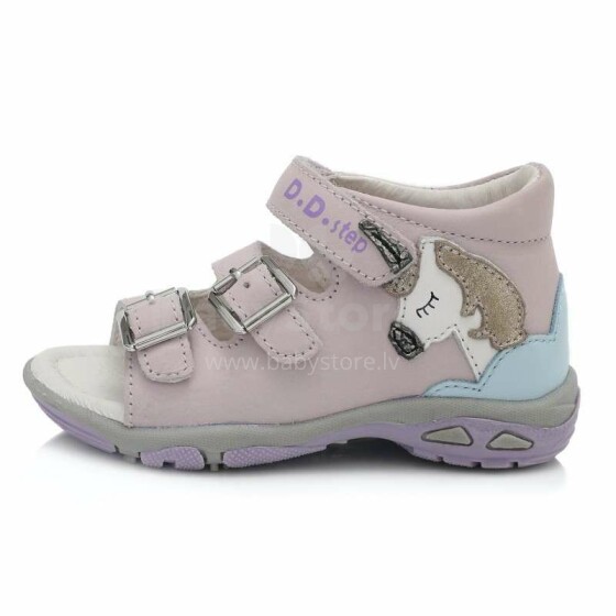 D.D.Step (DDStep) Art.AC290-506B Violet  Экстра комфортные сандалики для девочки (19-24)