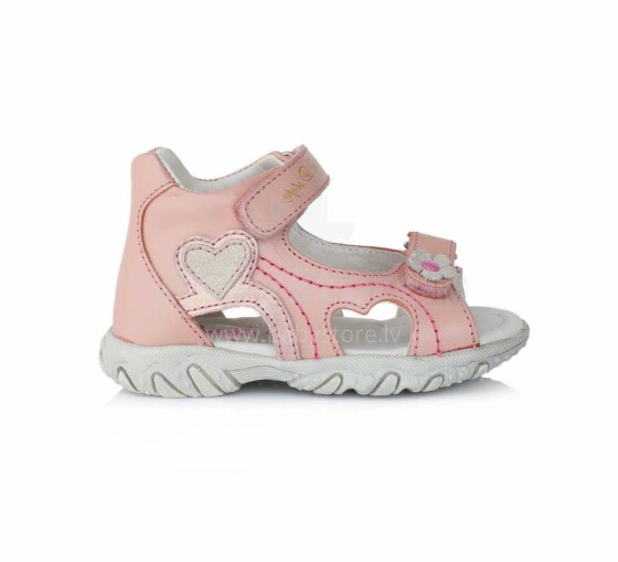 D.D.Step (DDStep) Art.AC048-854 Pink  Экстра комфортные сандалики для девочки (26-31)