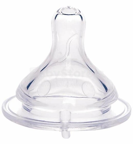 Everyday Baby Anti Colic Nipple  Art.10401 Silikona knupis pudelēm ,izmērs S, bērniem no 0 līdz 3 mēn.(2 gab.)