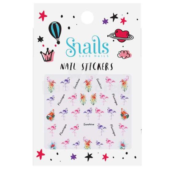 Snails Nail Art Flamingo Art.8084 Uzlīmes nagiem