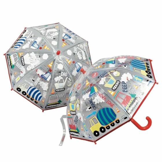 Floss&Rock Zuja Art.37P3098 Colour Changing Umbrella - Construction