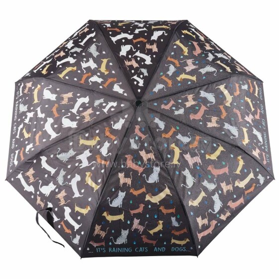 Umbrella Colour Cats Dogs  Art.40P3608  Детский зонтик