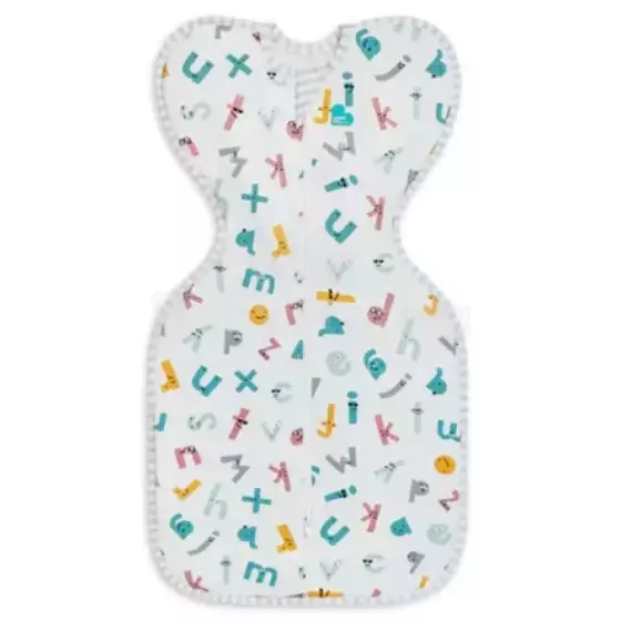 Love To Dream Swaddle Up Winter Warm S Art.121212 Alphabet   Kokvilnas guļammaiss-autiņš