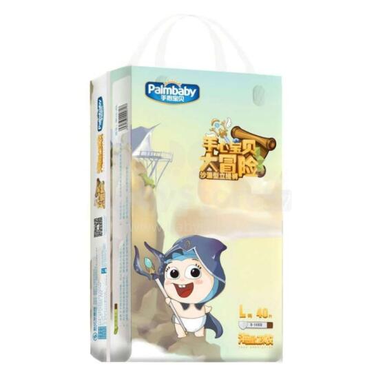 PalmBaby Magic Art.121241 Трусики  , L размер 9-14кг, 40 шт.