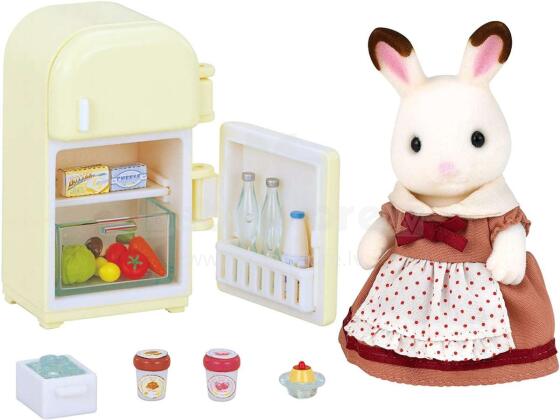 Sylvanian Art.5014 Šokolādes trušu māte ar ledusskapi