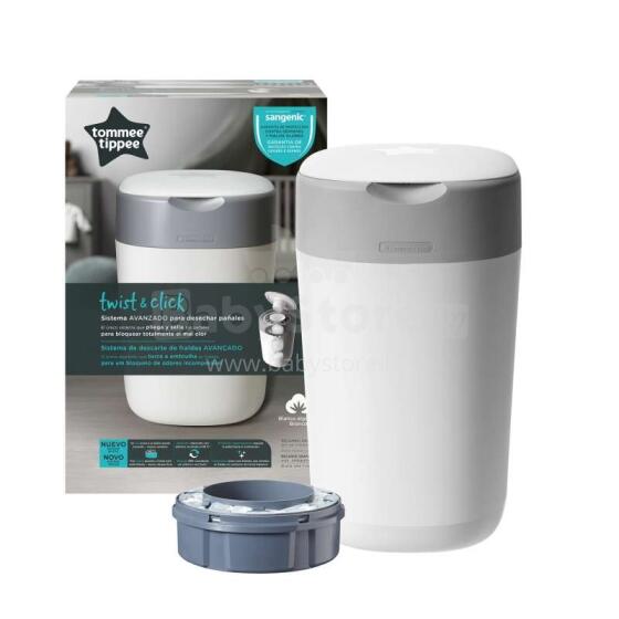 Tommee Tippee Twist and Click Art.851015  autiņbiksīšu konteineris+1 uzpildes kasete