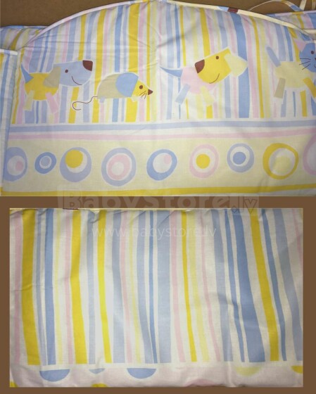 Apmale bērnu gultai  360 cm  CAT&DOG (Ankras) - izpārdošana
