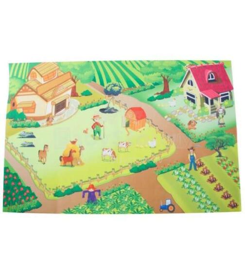 Attīstošais paklājiņš "RANCHO" 120x80 cm SunBaby B05.053.1.1