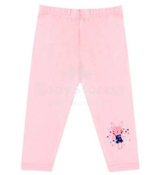 Legingi 3/4 "PINK RABBIT" LE-17 104-110 cm