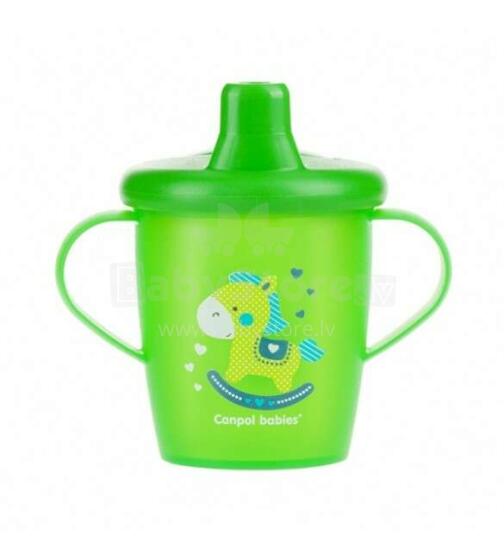 Canpol Babies „Anywayup”  Art.31/200 Green Mācību krūze neizlīstošā