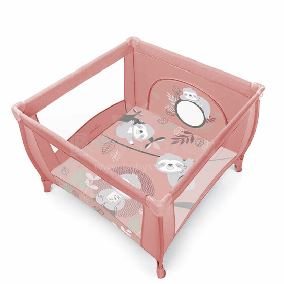 PLAY "Sloth" pink 08 Baby Design (106x106 cm) Akcija