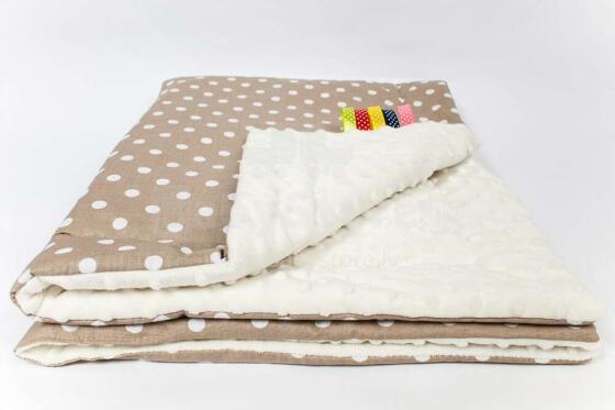 Sedziņa divpusēja MINKY beige-ecri 75х100 cm