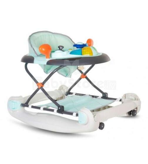 Staigulis ar šūpošanas funkciju AUTO B01.022.1.2 (blue/grey)