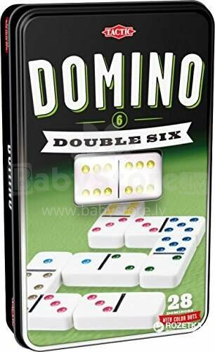 Taktinis žaidimas „Domino D6“, metalinėje dėžutėje