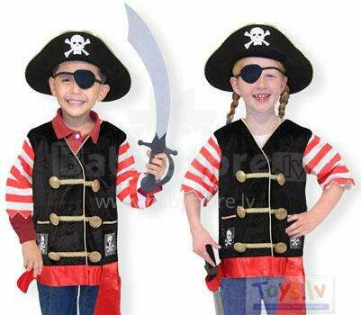 „Melissa & Doug“ piratų kostiumas, 3-6 metai