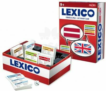 Tactic Vārdnīcas spēle Lexico, latv.-angļu
