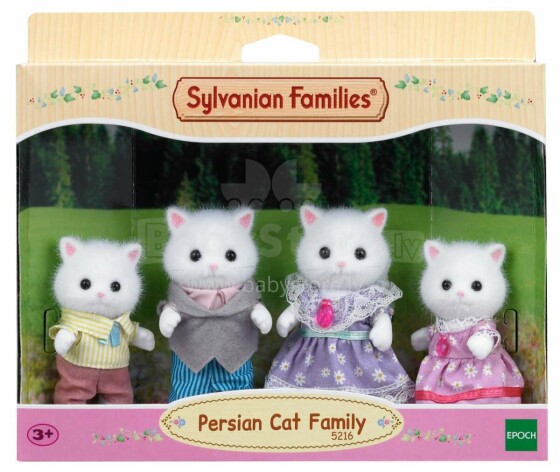 Sylvanian Families Persijas kaķu ģimene