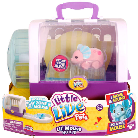 Little Live Pets  interaktīvā pele un mājas komplekts